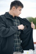 MK CUSTOM - Wind Breaker doble capa  Negro - Imagen 5
