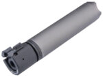 B&T Licensed Rotex-V QD Mock Suppressor (Color: Gris / Largo) - Imagen 2