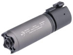 B&T Licensed Rotex-V QD Mock Suppressor (Color: Gris / Compacto)