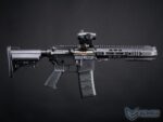EMG SAI GRY Gen. 2 Forge Style Receiver AEG Training Rifle w/ JailBrake Muzzle and GATE ASTER Programmable MOSFET (Model: CQB / Negro) - Imagen 6