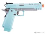 G&G GPM1911 CP Gas Blowback Airsoft Pistol w/ Hard Case (Color: Macaron Blue) - Imagen 4