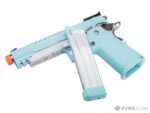 G&G GPM1911 CP Gas Blowback Airsoft Pistol w/ Hard Case (Color: Macaron Blue) - Imagen 2