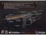 EMG / Daniel Defense Licensed DDMK18 Airsoft EBB AEG Rifle w/ S3 Electronic Trigger by ICS (Model: Dark Earth / 400 FPS / Gun Only) - Imagen 9