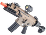 FN Herstal-Licensed SCAR-SC Compact Airsoft AEG BLOWBACK (Color: TAN)