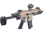 FN Herstal-Licensed SCAR-SC Compact Airsoft AEG BLOWBACK (Color: TAN) - Imagen 3