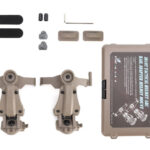 ZTAC -Tactical Helmet Mount ARC Rail Adapter Headset Accessories For COMTAC -  FDE