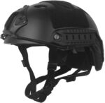 Helment FAST PJ -  Casco Tactico -  (Color : Black)