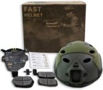Helment FAST PJ -  Casco Tactico -  (Color : OD) - Imagen 4