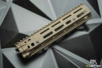 EMG Daniel Defense Licensed CNC Aluminum Free Float M-LOK RIS III Handguard for M4 Airsoft AEG Rifles by CYMA (Color: FDE / 9.5")