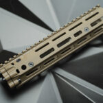 EMG Daniel Defense Licensed CNC Aluminum Free Float M-LOK RIS III Handguard for M4 Airsoft AEG Rifles by CYMA (Color: FDE / 9.5")