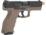 UMAREX / H&K Licensed VP9 Striker Fired Full Size Airsoft GBB Pistol (Color: Black / Flat Dark Earth) - Imagen 2