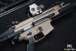 FN Herstal-Licensed SCAR-SC Compact Airsoft AEG BLOWBACK - TAN (Version: + Mira) - Imagen 7