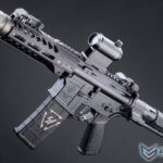 EMG / Strike Industries Licensed Tactical Competition AEG w/ G&P Ver2 - Kestrel Eshooter MOSFET (Model: PDW - 350 FPS / Black / Gun Only)