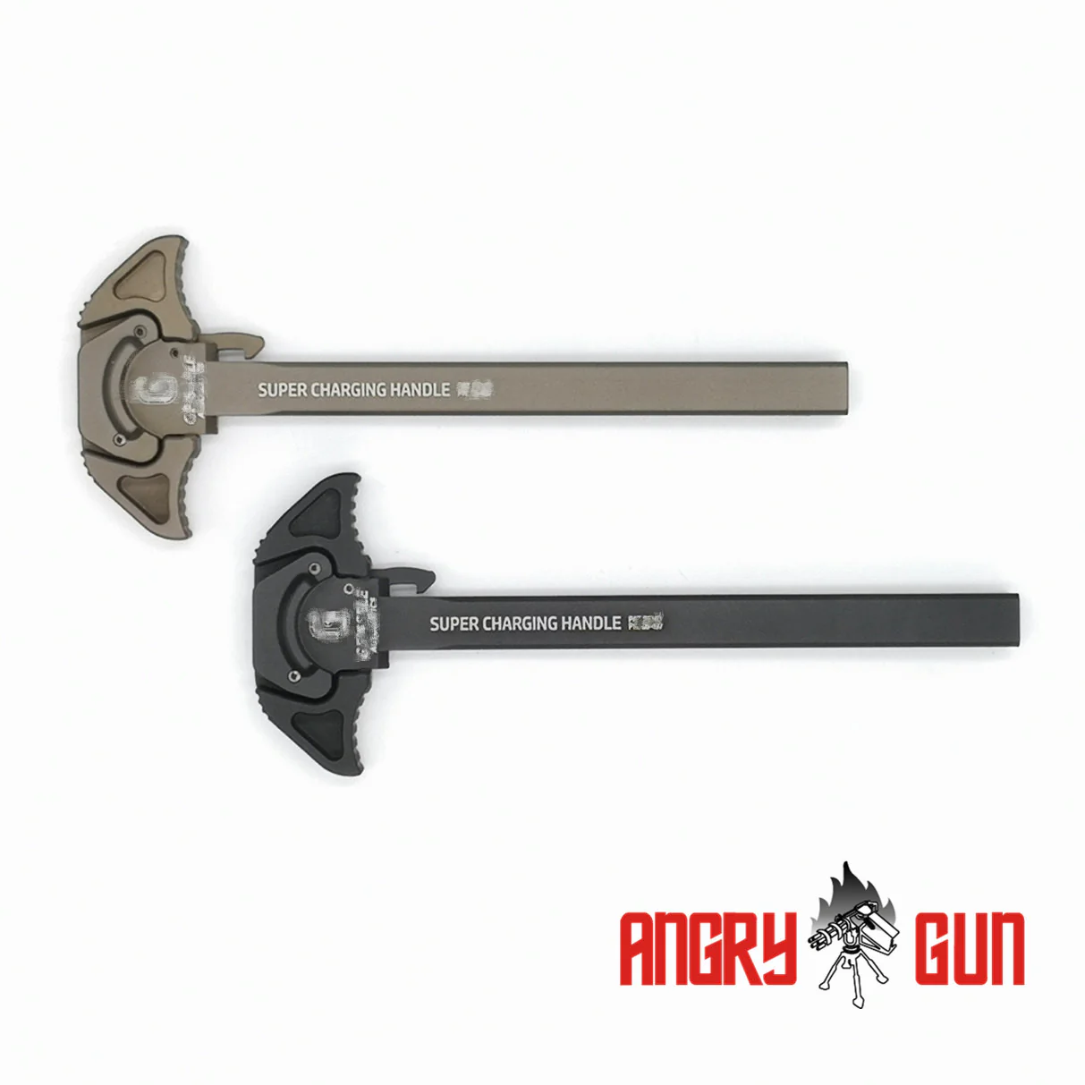 IMG_20190331_175216.jpg-2 ANGRY GUN - AIRBORNE AMBI CHARGING HANDLE - ORIGINAL - MWS BLACK - Imagen 1