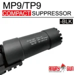 ANGRY GUN - MP9/TP9 COMPACT SUPPRESSOR - DUMMY VER. (BLK) - Imagen 2