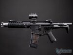 EMG Strike Industries Tactical Competition CGS System Gas Blowback Airsoft Rifle (Model: PDW / Black) - Imagen 5