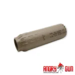 ANGRY GUN - 3D-PRINTED STAINLESS STEEL FLOW 556K DUMMY SUPPRESSOR (CERAKOTE BLACK / FDE) - Imagen 13
