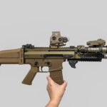 Guns Modify - Cybergun FN SCAR® L MWS Style Gas Blowback Airsoft Rifle  (Color: Tan)