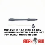 ANGRY GUN - MK14/MK16 DD GOV ALUMINIUM OUTER BARREL SET SERIES FOR MARUI MWS/MTR GBB 14.5" - Imagen 3