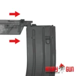 ANGRYGUN - ENHANCED POLYCARBONATE MAGAZINE LIP FOR MARUI MWS GBB / EMG LANCER L5AWM V2 MWS MAGAZINE - Imagen 2