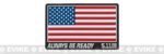 5.11 Tactical "US Flag - Always Be Ready" PVC Hoo & Loop Morale Patch