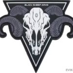 Black Sheep PVC Hook and Loop Patch