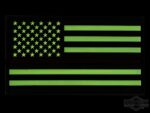 Glow in the Dark PVC American Flag Patch - Imagen 4