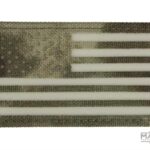 Glow-in-the-Dark American Flag Patch