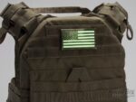 Glow-in-the-Dark American Flag Patch - Imagen 2
