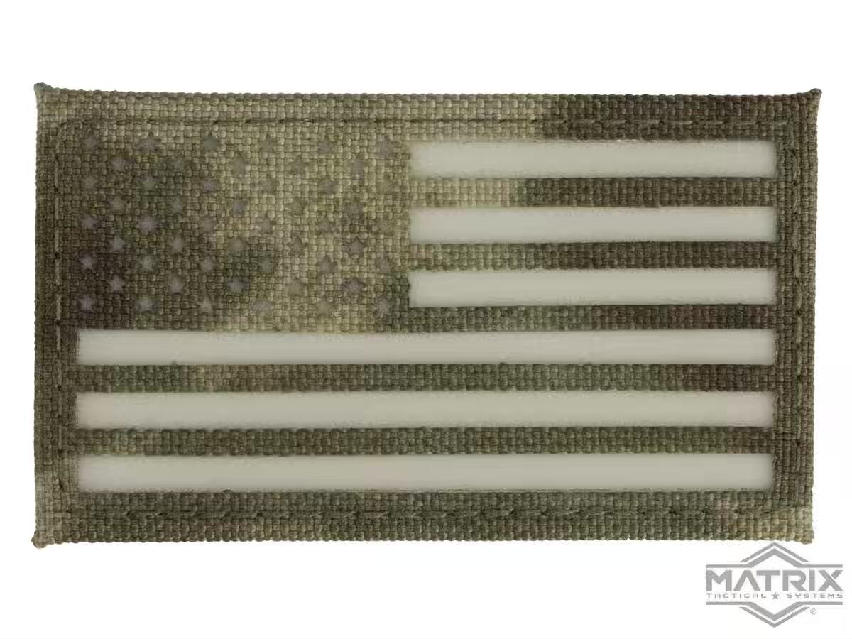 patch-68145 Glow-in-the-Dark American Flag Patch - Imagen 1