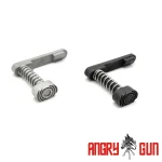 ANGRY GUN - Stainless Steel Magazine Release for Marui M4 MWS GBB - Black