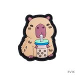 "Capybara Loves Boba" PVC Morale Patch