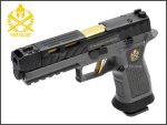Parabellum - P320 SPECTRE COMP AIRSOFT GBB Pistol (Aluminum Slide & Barrel & Compensator /Black Slide + Gray Grip) /PB