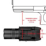 OLIGHT - Baldr Pro R Recargable 1350lumens (laser verde) - Imagen 9