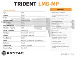 KRYTAC Trident LMG-M PARA Enhanced AEG Light Machine Gun w/ M-LOK Handguard (Color: Black / 400 FPS) - Imagen 5