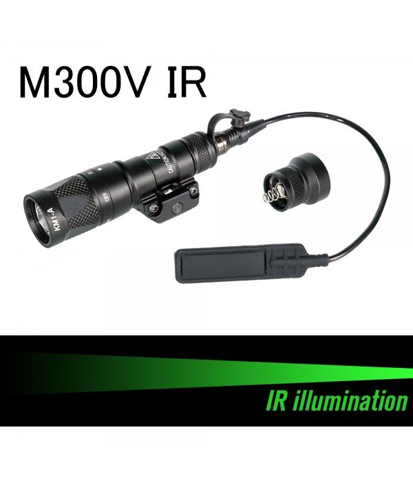sotac-m300v-ir-scout-light-black STC – Surefire M300V IR (LED + IR iluminacion) - Imagen 1