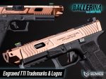 EMG x Taran Tactical Innovations CNC Ballerina Gas Blowback Airsoft Pistol - Imagen 6