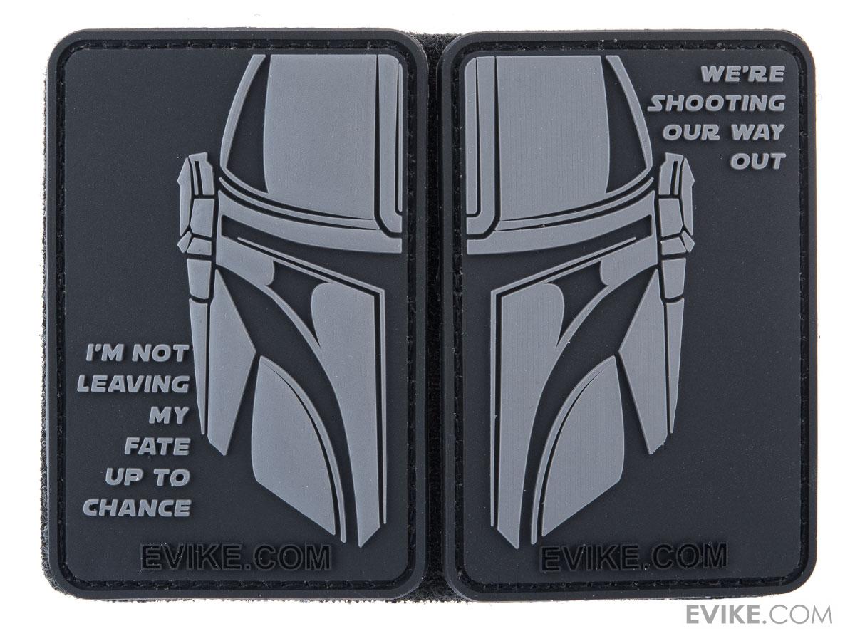 hbhl-67990 "Mando Quotes" PVC Morale Patch Set - Imagen 1