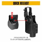 Laylax - Multi-Fit Weapon Light Holster LUX LEFT - Imagen 3