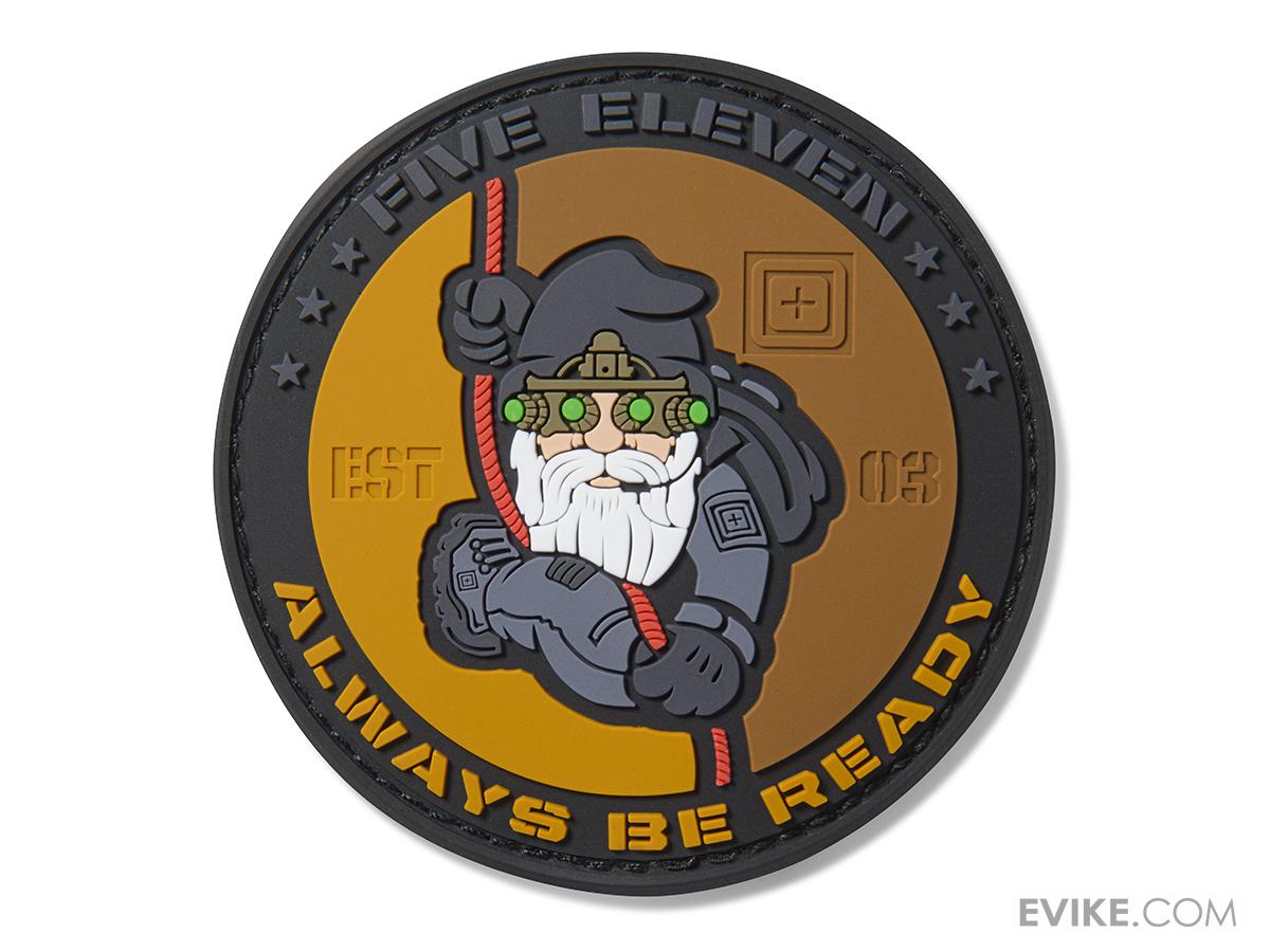 511-121004 5.11 Tactical "Night Rappel" PVC Morale Patch - Imagen 1