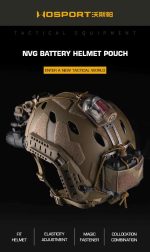 WS - Helmet NVG battery pouch - Imagen 2