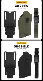 WS - Holster P320 - X300 Plastic hard shell - Imagen 4