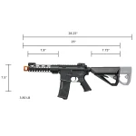 ARCTURUS - Tactical NEO MOD1 SBR 7.9" Airsoft Rifle Polymer Electric  ( PAQUETE DE INICIO ) - Imagen 3