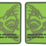 SW Quotables 3" x 2" PVC Morale Patch Set (Type: Yoda)