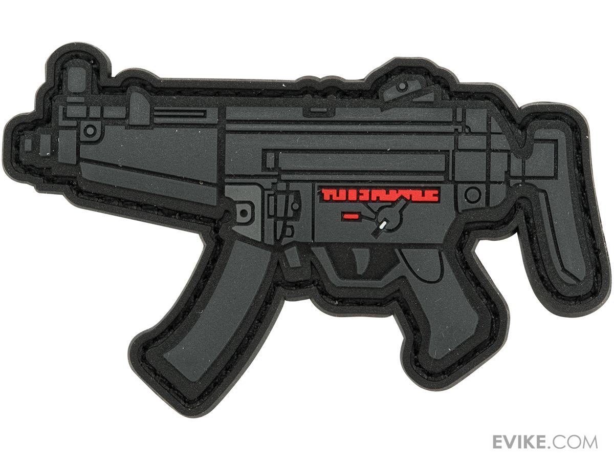 aprilla-70947 Aprilla Design PVC IFF Hook and Loop Modern Warfare Series Patch (Model: MP5) - Imagen 1