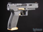 EMG x Cybergun CANIK SFx RIVAL Gas Blowback Airsoft Pistol (Color: Grey) - Imagen 6