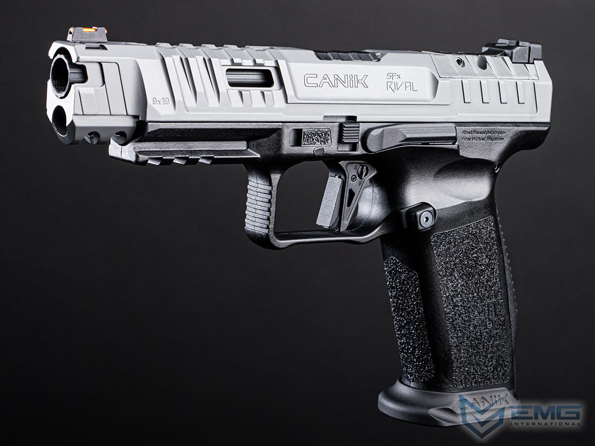 cybergun-110974a EMG x Cybergun CANIK SFx RIVAL Gas Blowback Airsoft Pistol (Color: Dual Tone) - Imagen 1