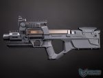 EMG x Strike Industries Compact SI-90 Airsoft AEG Rifle w/ E-Shooter Kestrel ETU (Color: Black / Standard Motor) - Imagen 7