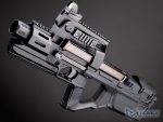 EMG x Strike Industries Compact SI-90 Airsoft AEG Rifle w/ E-Shooter Kestrel ETU (Color: Black / Standard Motor)