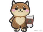 Doge Coffee Cup PVC Morale Patch - Imagen 2